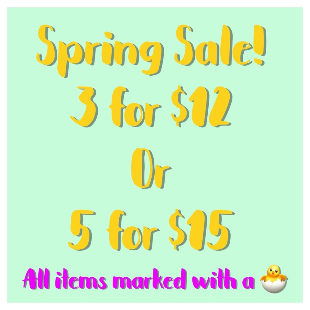 🌸SPRING SALE🌸 All items marked with 🐣